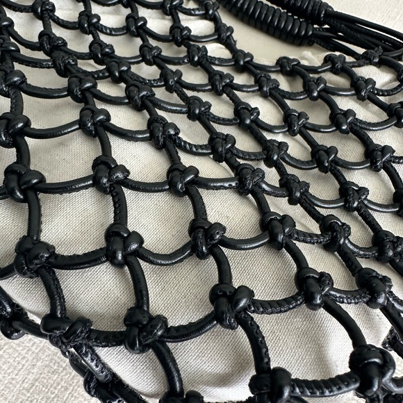 Zara Black Mini Mesh Bag - Picture 2 of 3